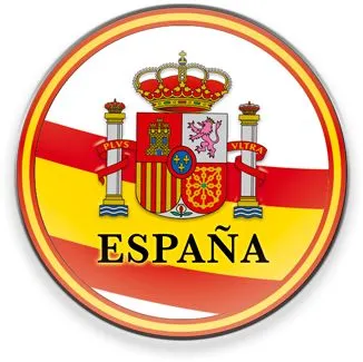Imán Frigo Redondo Escudo España Constitucional