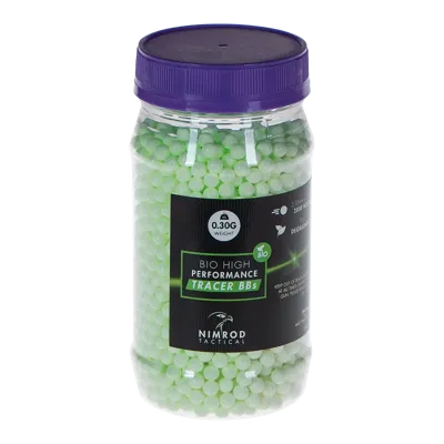 Billes Traçantes Vertes Biodégradables Pro Performance 0,30 g X 2000 Billes - Nimrod