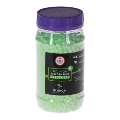 Billes Traçantes Vertes Biodégradables Pro Performance 0,28 g X 2000 Billes - Nimrod