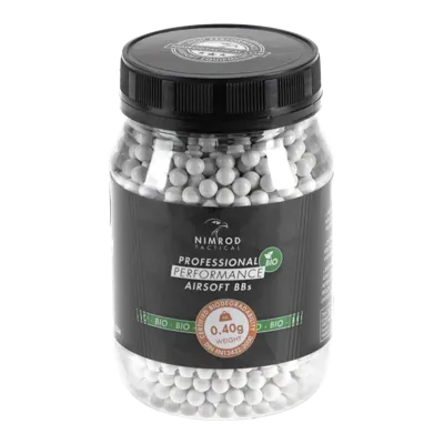 Billes Blanches Biodégradables Pro Performance 0,40 g X 2000 Billes - Nimrod