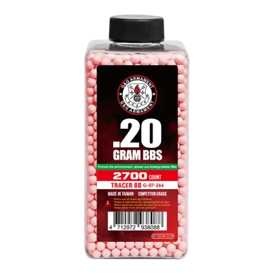 Billes Traçantes Rouges 0,20 g X 2700 Billes - G&G Armament