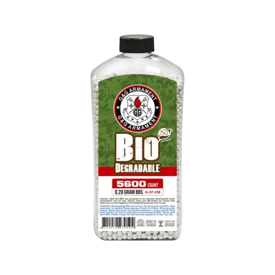 Billes Biodégradables Blanches 0,20 g X 5600 Billes - G&G Armament