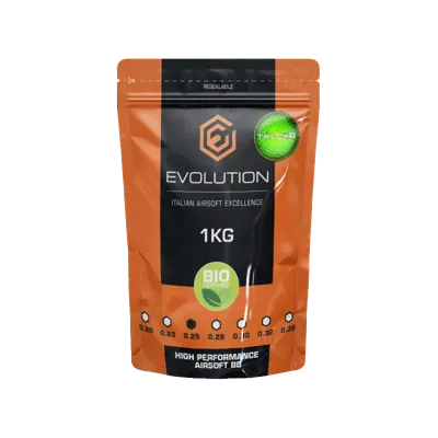 Billes Traçantes Biodégradables 0,25 g High Performance 1 kg - Verte - Evolution International
