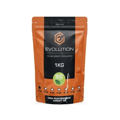 Billes Biodégradables 0.20g High Performance 1kg - Blanche - Evolution