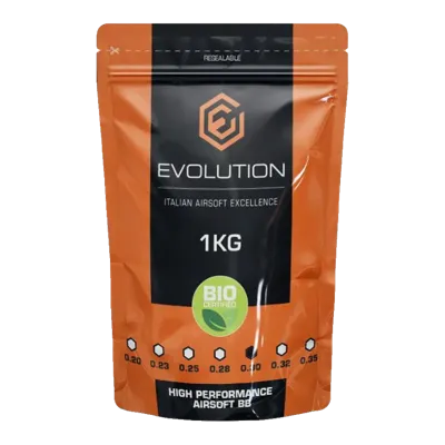 Billes Biodégradables 0,30 g High Performance 1kg - Blanche - Evolution International