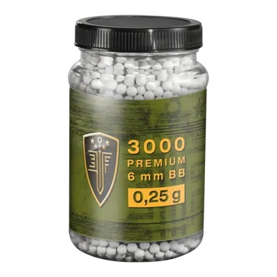 Billes Blanches 0,25 g X 3000 Billes - Elite Force