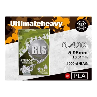 Billes Biodégradables 0,43 g Sac de 1000 Billes - Blanche - BLS (Taiwan)