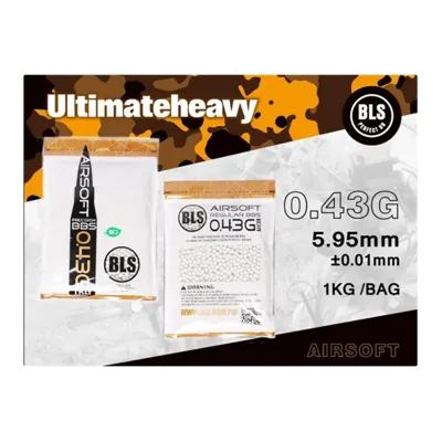 Billes Biodégradables 0,43 g Sac de 1 kg - Blanche - BLS (Taiwan)