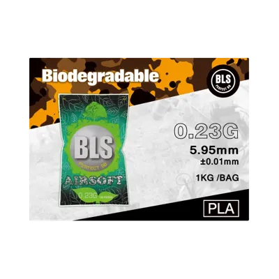 Billes Biodégradables 0,23 g Sac de 1 kg - Blanche - BLS (Taiwan)