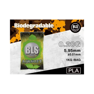 Billes Biodégradables 0,20 g Sac de 1 kg - Blanche - BLS (Taiwan)