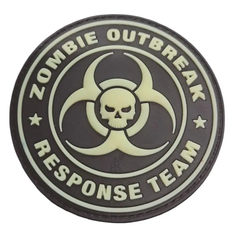 Zn Airsoft Patch Zombie Outbreak Fluorescent