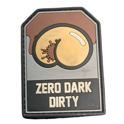 Patch Tactique Zero Dark Dirty - Zn Airsoft