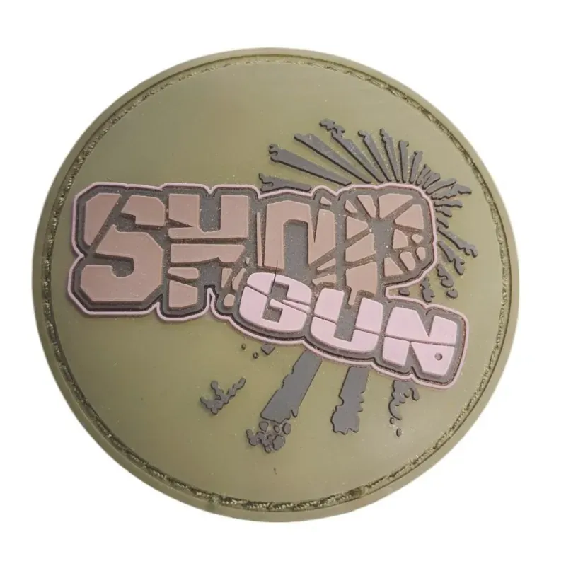 Zn Airsoft Patch Tactique Shop Gun · Vert olive