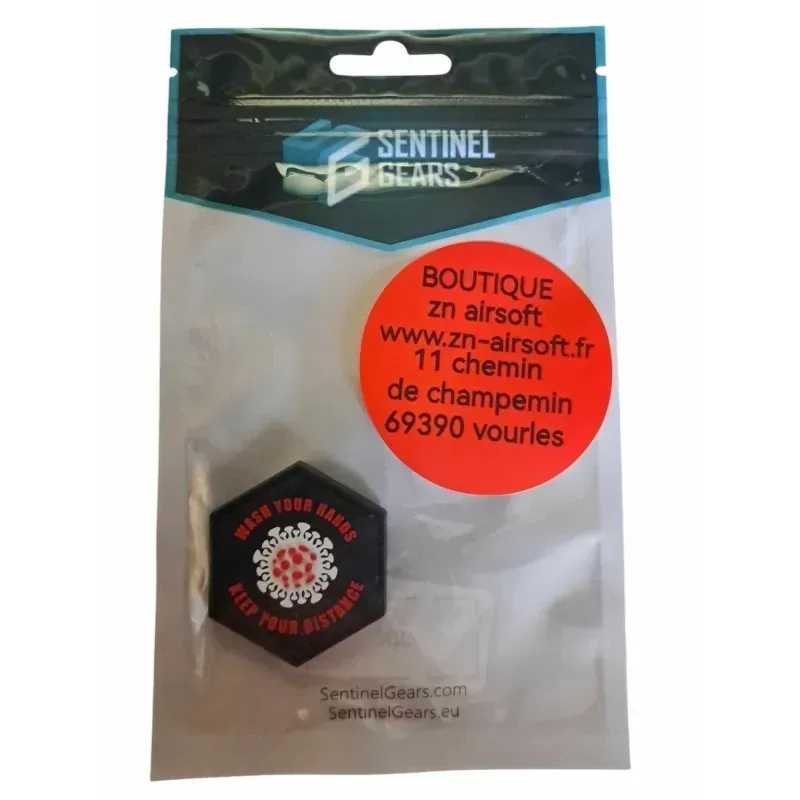 Sentinel Gears Patch Hexagonal COVID3