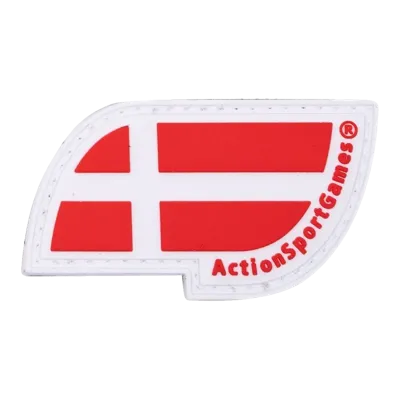 Patch Drapeau Danois - Rouge - ASG (ActionSportGames)
