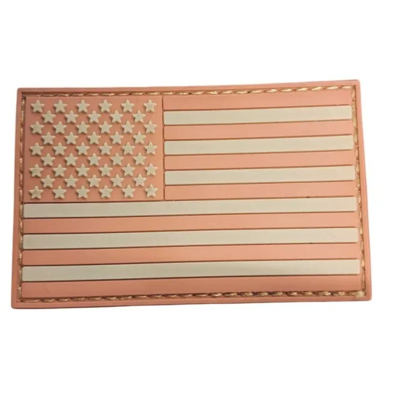 Zn Airsoft Patch Drapeau Américain · Tan / FDE