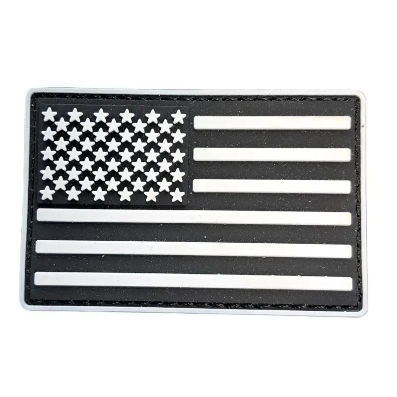 Zn Airsoft Patch Drapeau Américain Blanc