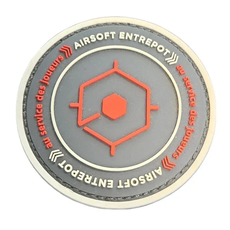 Zn Airsoft Patch Entrepot Rouge