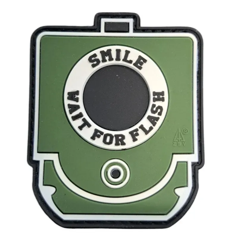 Zn Airsoft Patch "Smile Wait for Flash" — Morale Patch