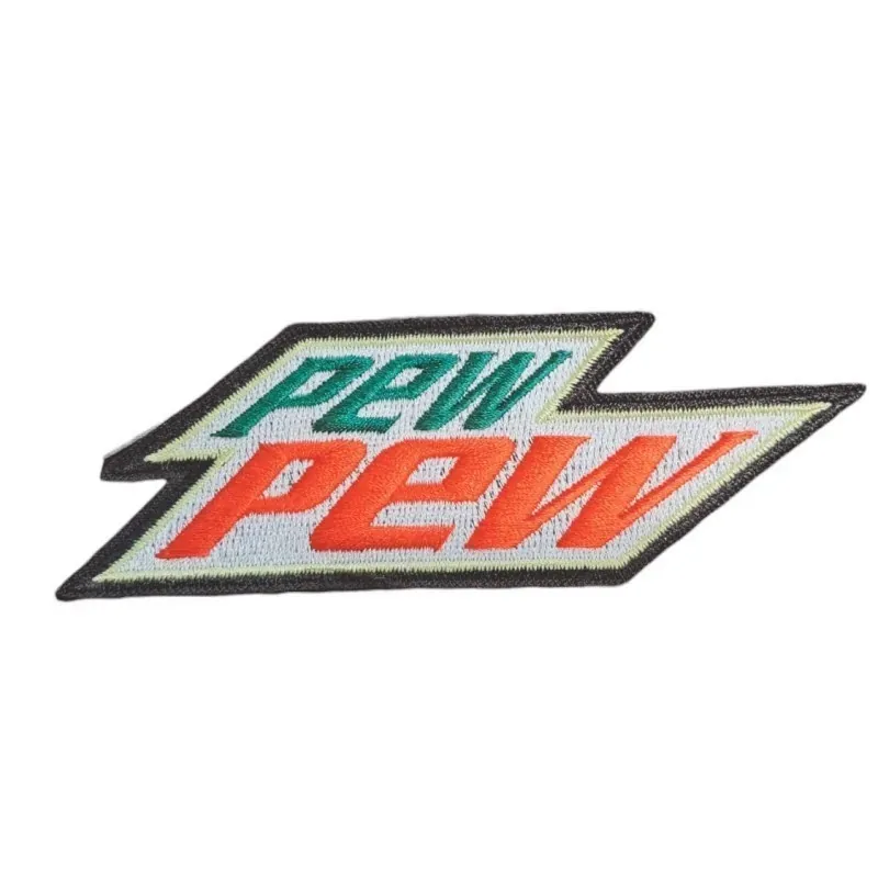 Zn Airsoft Patch "Pew Pew" — Morale Patch
