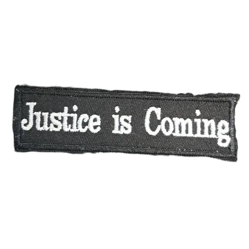Zn Airsoft Patch "Justice Is Coming" — Morale Patch