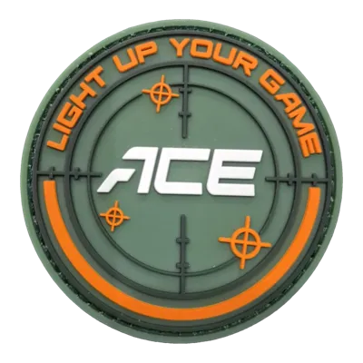Patch PVC Rond Light Up Your Game - Acetech