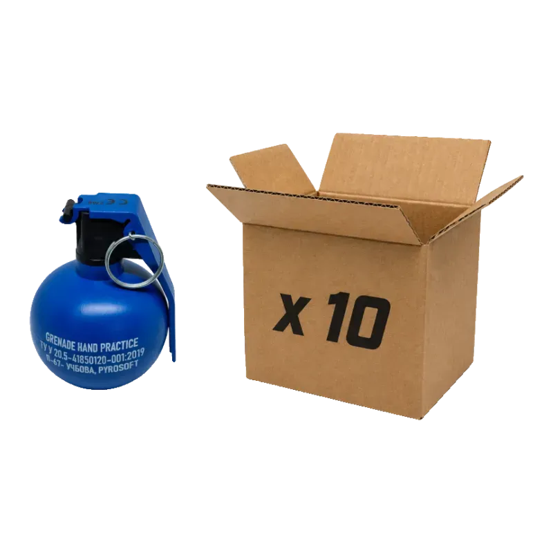 Pyrosoft Grenade P-67 Entraînement 1 Carton - OTAN