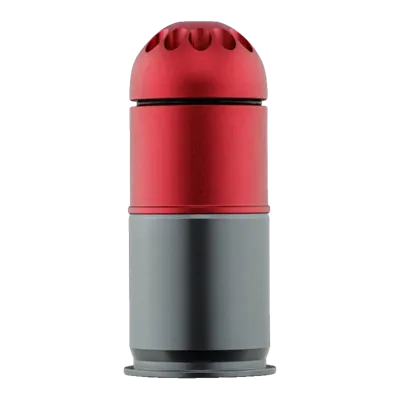 Grenade 40 mm à Gaz 96 Billes pour Lance-Grenades M203 - Rouge et - Nuprol
