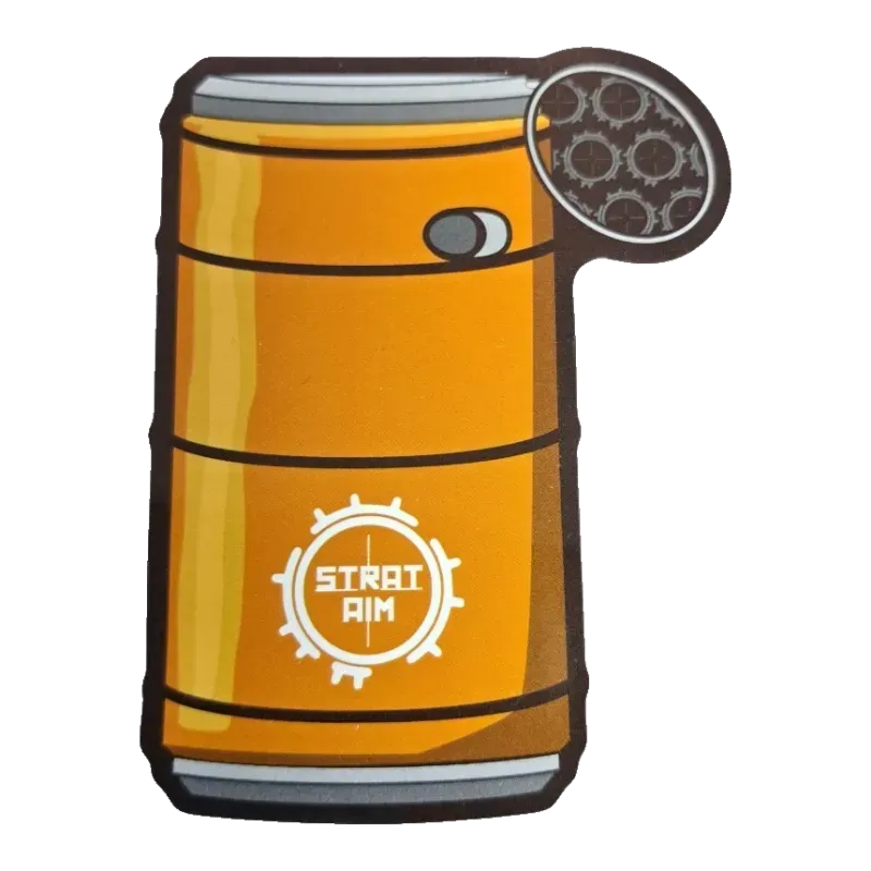StratAIM Sticker · Naranja