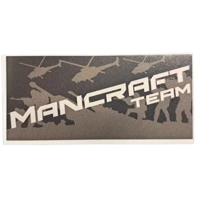 Sticker Mancraft Team - Zn Airsoft