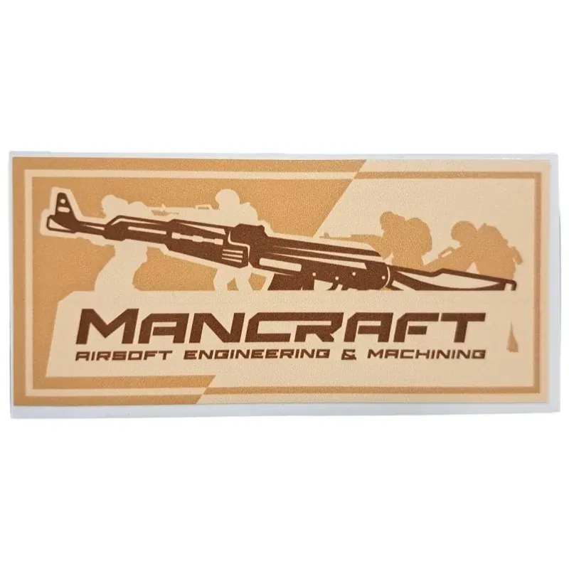 Zn Airsoft Sticker Mancraft · Tan / FDE