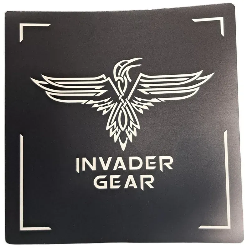 Invadergear Sticker Gear · Negro