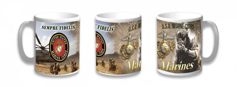 Taza Ceramica Marines