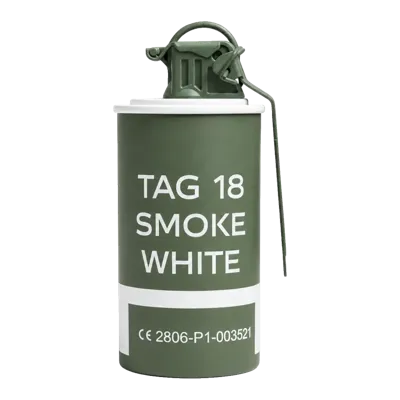 TAGinn - Grenade Fumigène TAG-18 - Blanc - TAGinn Pro