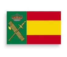 Pegatina Gota Cera España Guardia Civil Tamaño 15×9 mm
