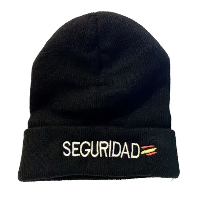 Vigilante Seguridad con Bandera España