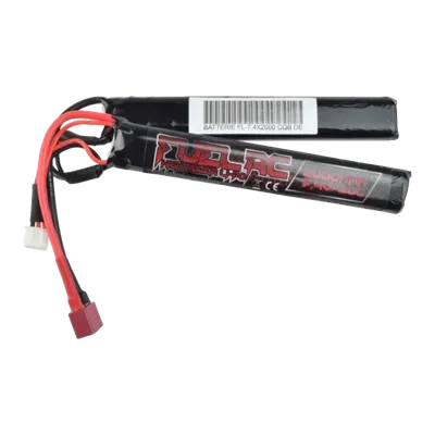 Batterie LIPO 7.4V 2000mAh 20C - T-Dean - 2 Bâtons - Fuel RC