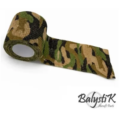 Ruban de Camouflage Auto-Adhésif 50 x 4500mm - Camouflage Marécage - Balystik