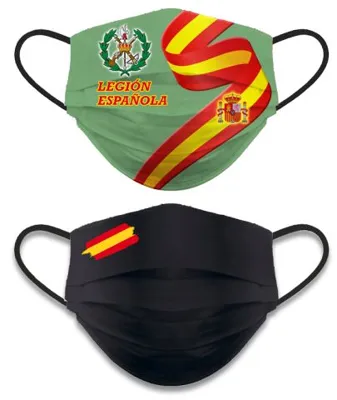 Mascarilla Legion Higiénica Reversible
