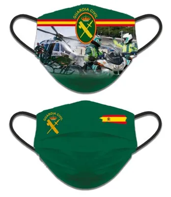 Mascarilla Guardia Civil Higiénica Reversible GC