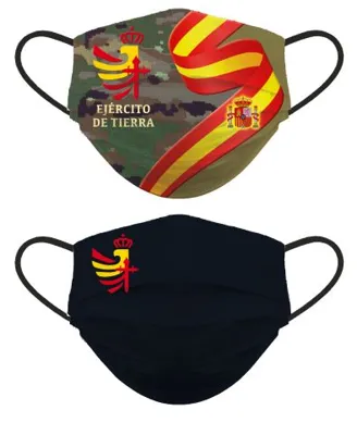 Mascarilla Ejército de Tierra Reversible Higienica