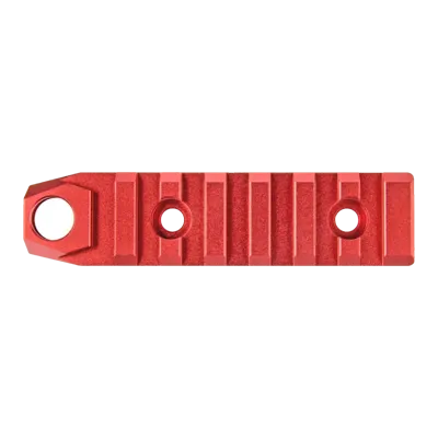 Rail KeyMod 7 Slots + Emplacement QD - Rouge - Ranger Armory