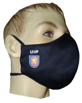Mascarilla Policía Nacional UIP Higiénica Reutilizable