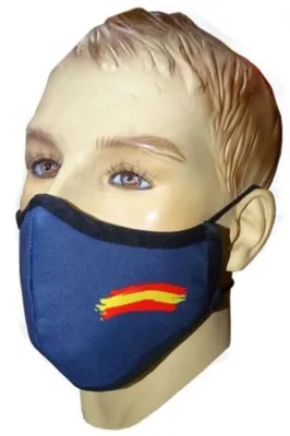 Mascarilla Higiénica Reutilizable con Bandera