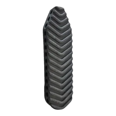 Occasion - Talon de Crosse Alvéolé à Chevrons - Zn Airsoft