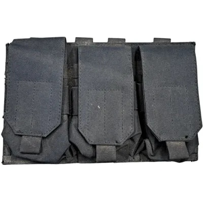 Occasion - Porte Chargeur Plaque de 3 Emplacements - Zn Airsoft