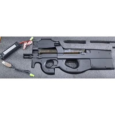 Occasion - P90 Avec Moteur Piston Tête de Piston et Engrenage Changé - Zn Airsoft