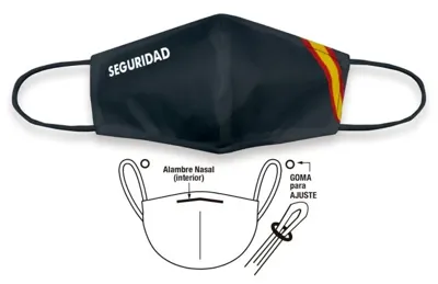 Mascarilla Vigilante Seguridad Reutilizable