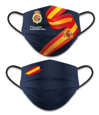 Mascarilla Policía Nacional Reversible