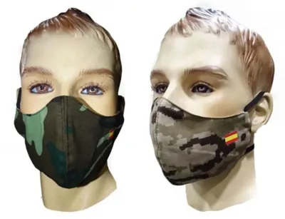 Mascarilla Militar Textil Higienica